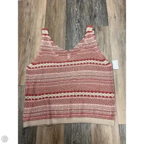 Top Sleeveless By Lou And Grey In Pink, Size: Xl Fitted Shirt