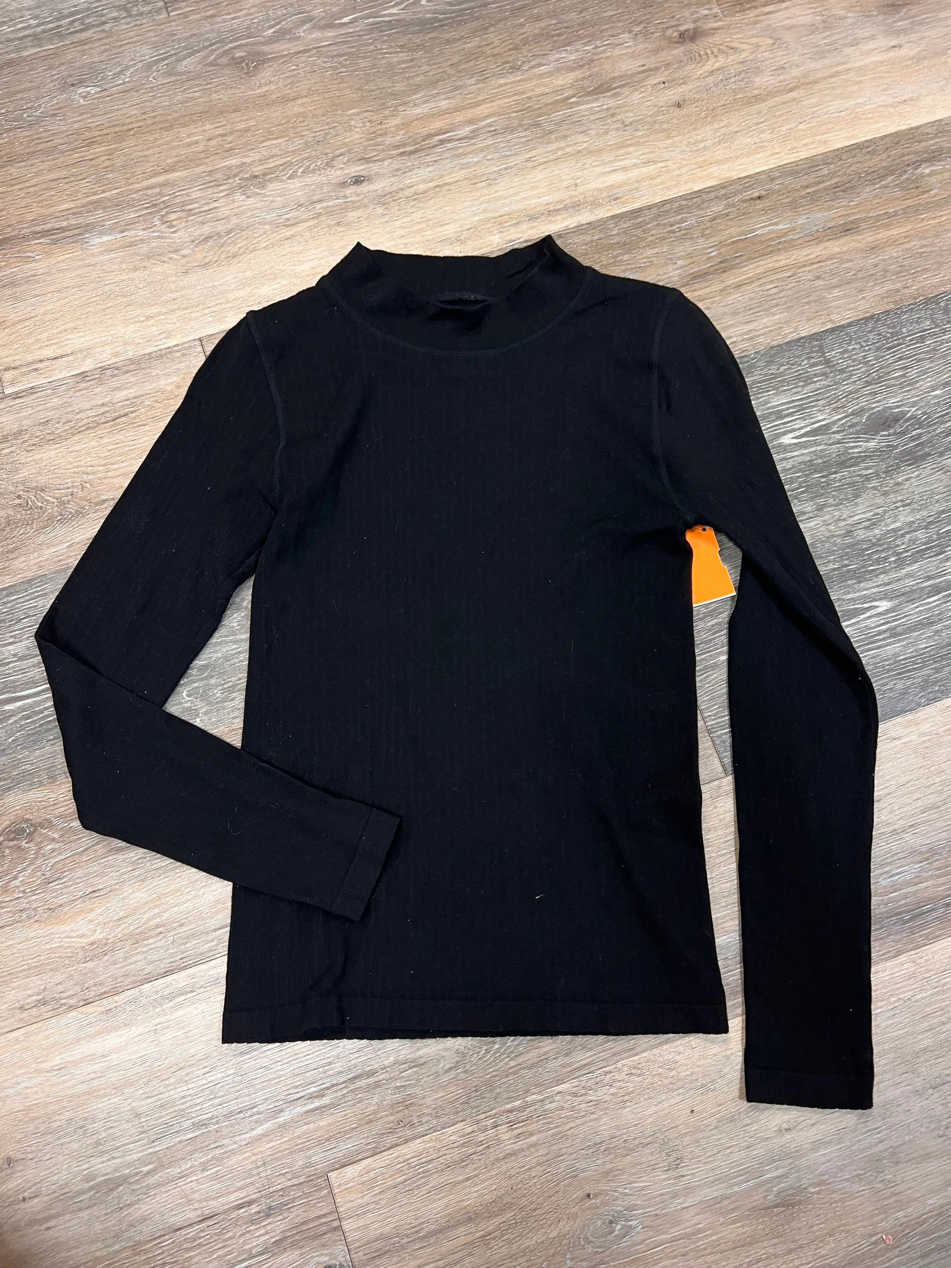 Multi Pocket Functional Design Thermal Insulation Top Long Sleeve By Free People In Black, Size: S