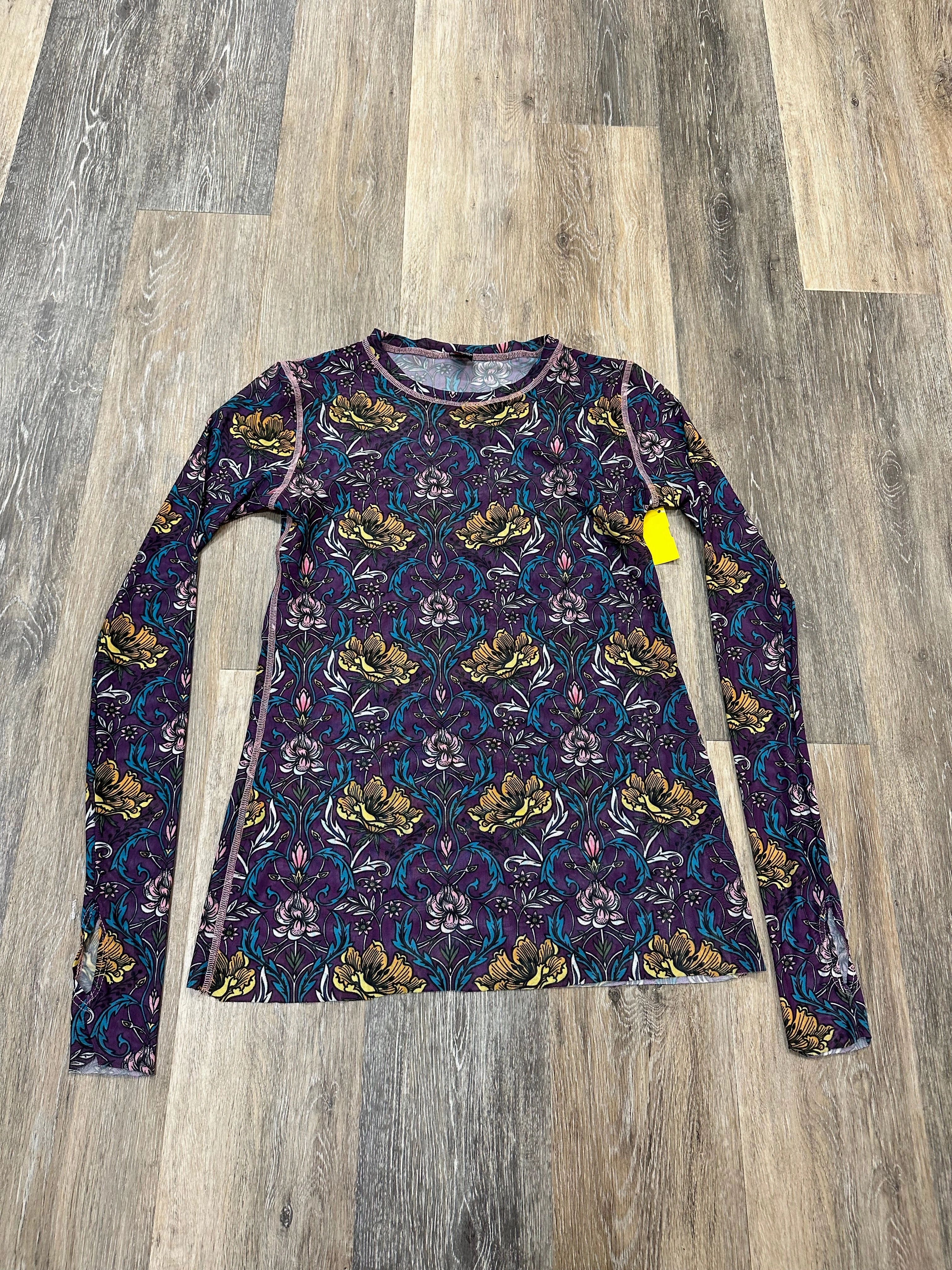 Top Long Sleeve By Save The Faith In Purple, Size: S ComfortStretch