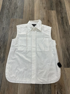 Top Sleeveless By Banana Republic In White, Size: Xs AntiStaticLining
