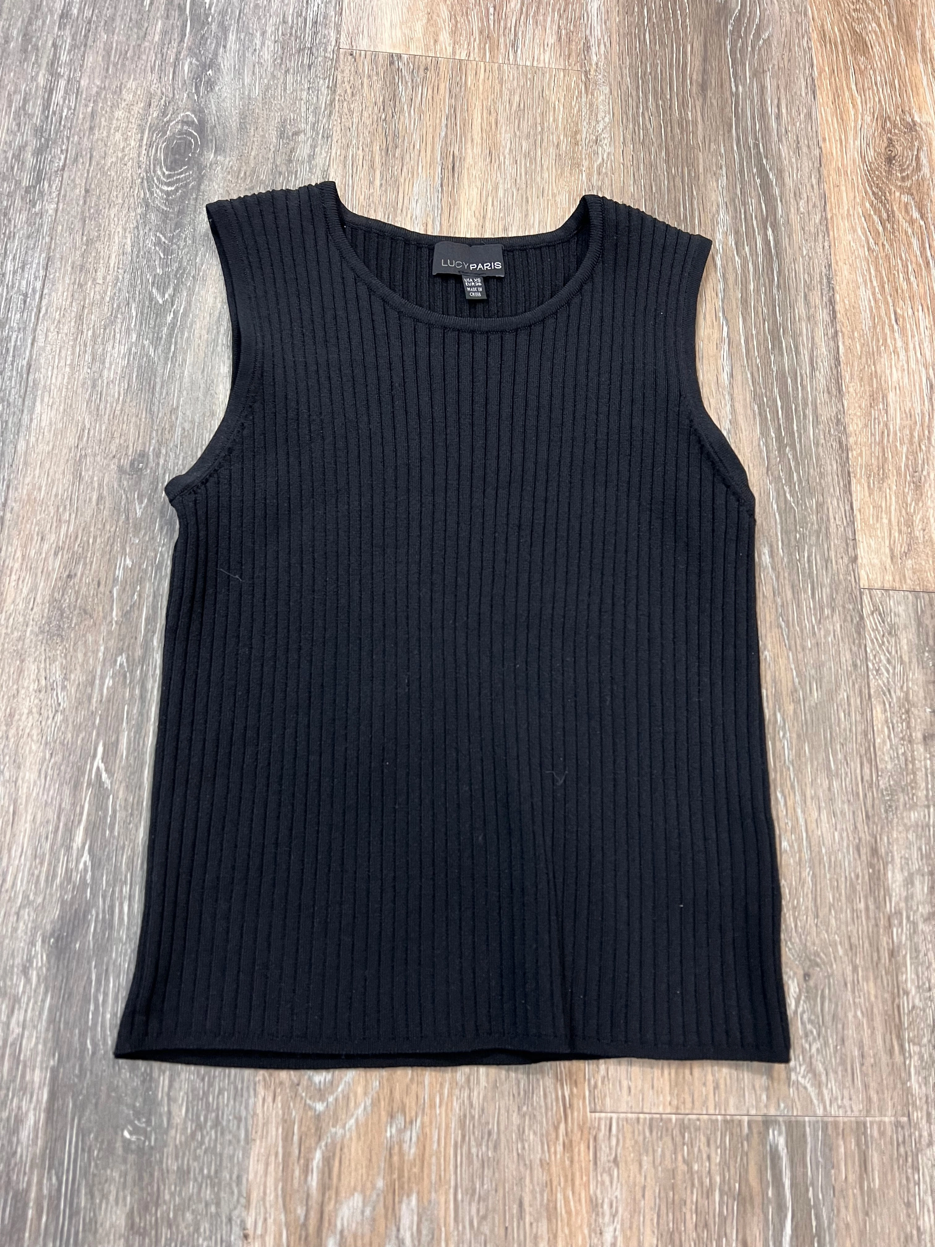 Top Sleeveless By Lucy Paris In Black, Size: Xs SeamlessDesign ReinforcedEdges