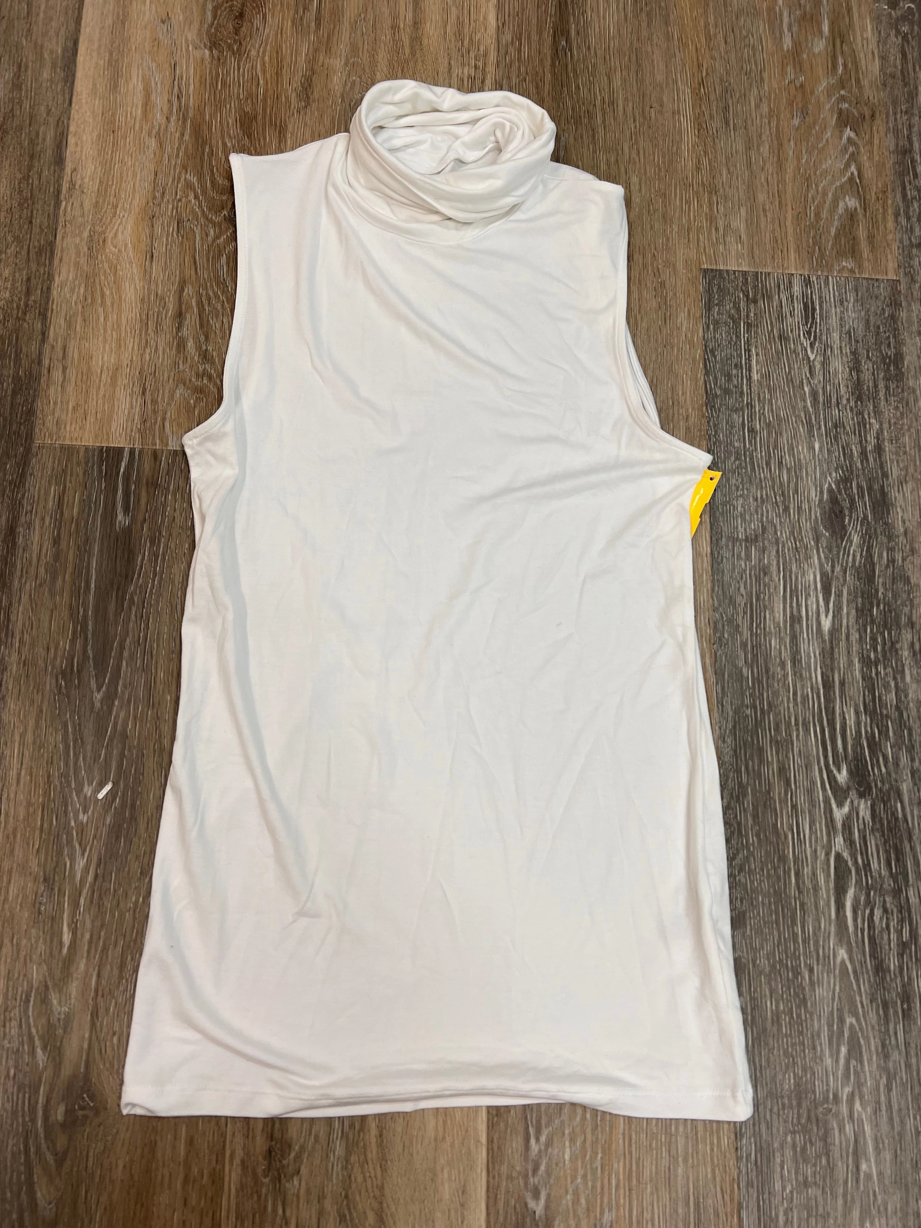 Top Sleeveless By Majestic Filatures In White, Size: S LongLastingDurability