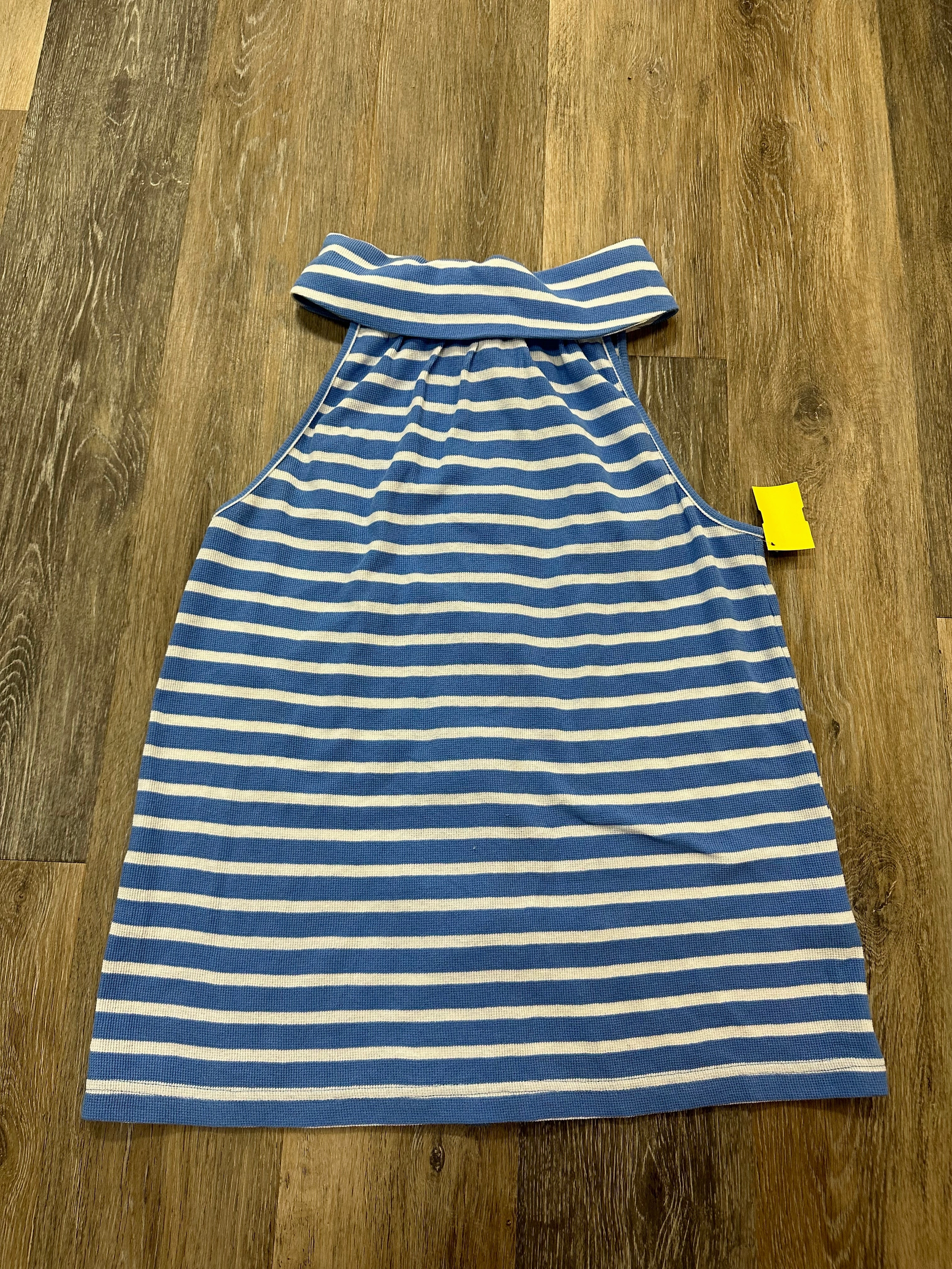 VentilatedBack Top Sleeveless By Sail To Sable In Blue, Size: S
