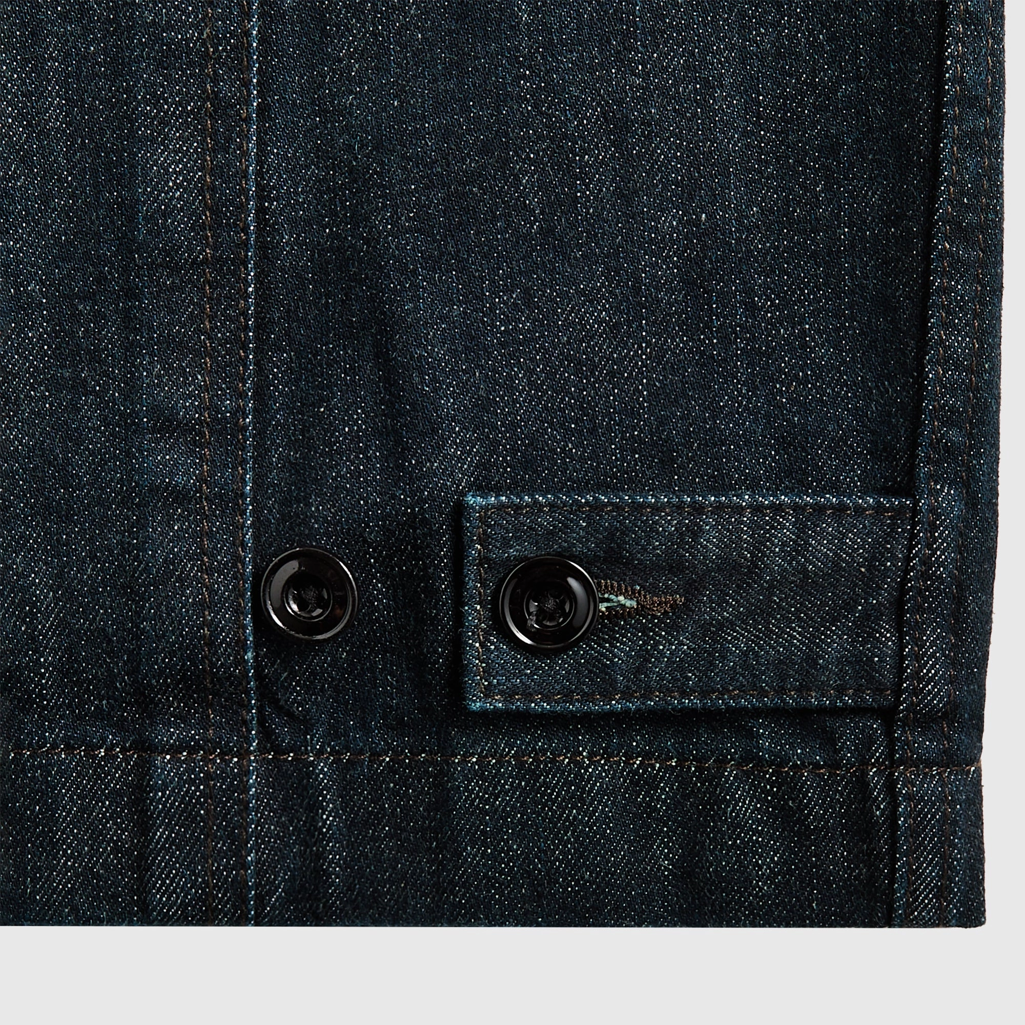 WaterRepellentFabric Lemaire Boxy Jacket - Denim Indigo
