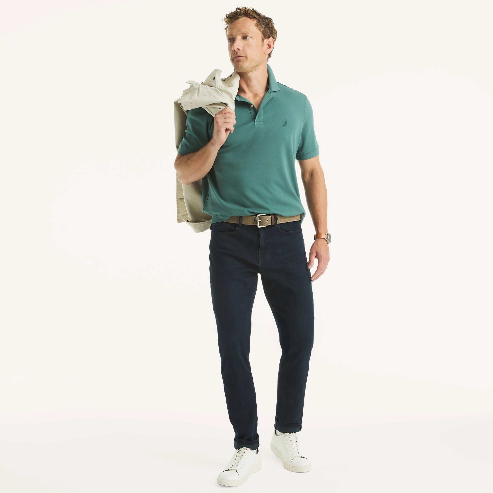 Nautica Mens Athletic Slim Stretch Denim Day Out Style