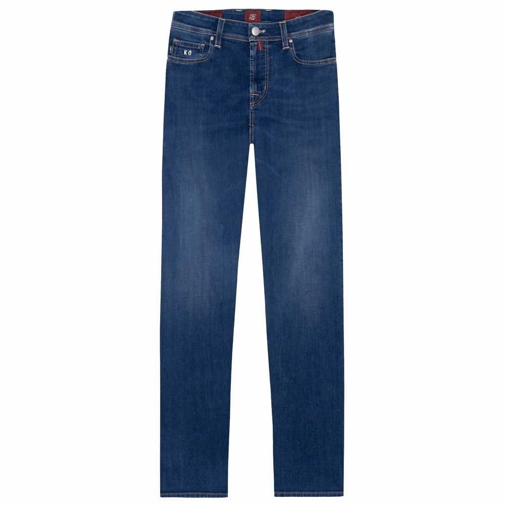 Winter Warmth Sustainable Party Look Luxury Tramarossa Elegant Stretch Cotton Men's Men's Jeans