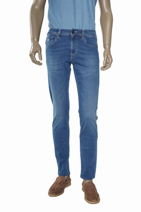 Urban Explorer Trend Setter Tramarossa Michelangelo Zip Super Stretch Denim Jeans