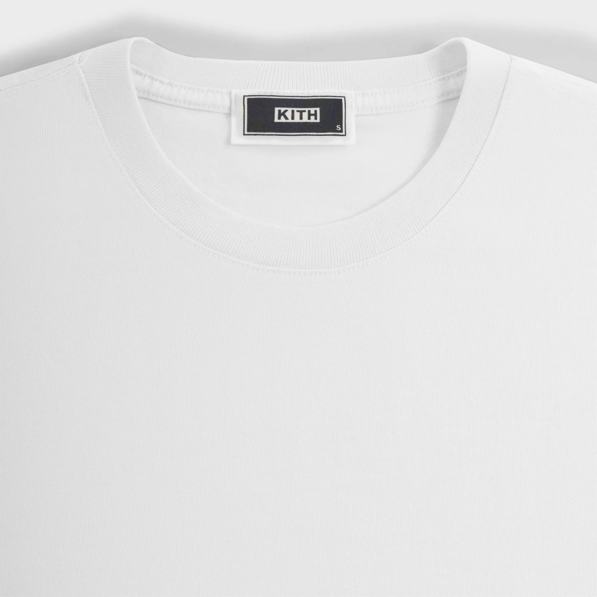 Thermoregulating Fabric Bold Design Kith Vintage Wash Tee - White