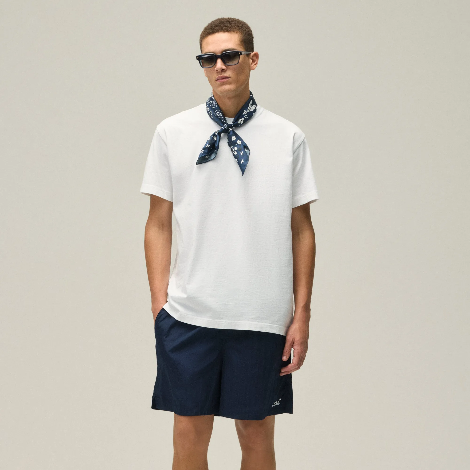Kith Vintage Wash Tee - White Fit For Comfort