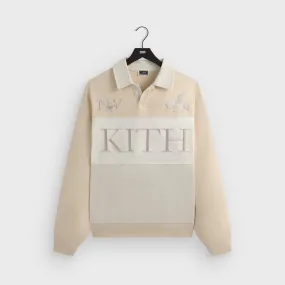 Kith Rugby Nelson Collared Pullover - Veil Trendy Prints