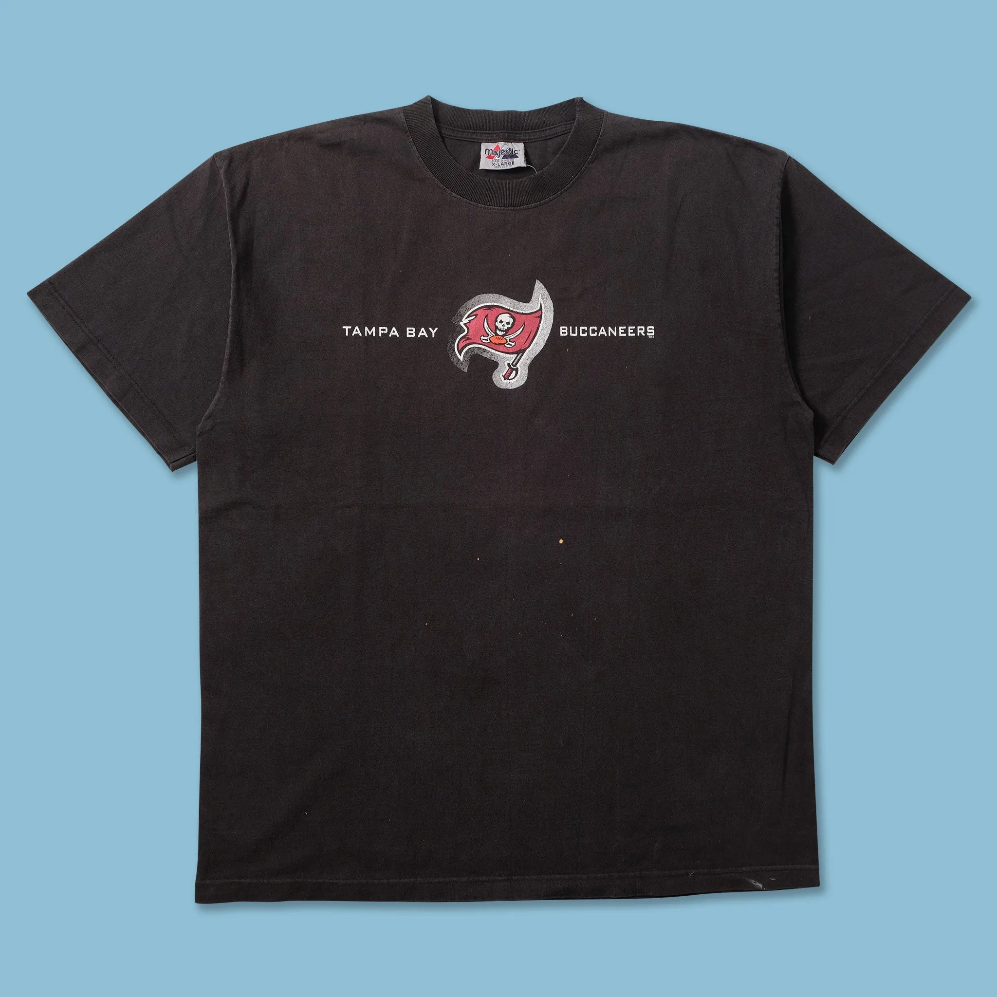 Comfortable Piece Textured Surface Vintage Tampa Bay Buccaneers T-Shirt XXL