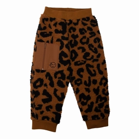 Comfort Cushioning Durable Activewear Kid's Pata Pants In Brown
