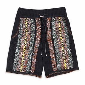 AMIRI BRAIDED BANDANA BLACK SHORTS Cozy Vibe
