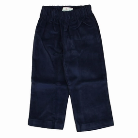 Classic Prep Boys Navy Corduroy Pants Friction Resistant Fabric Versatile Wearable