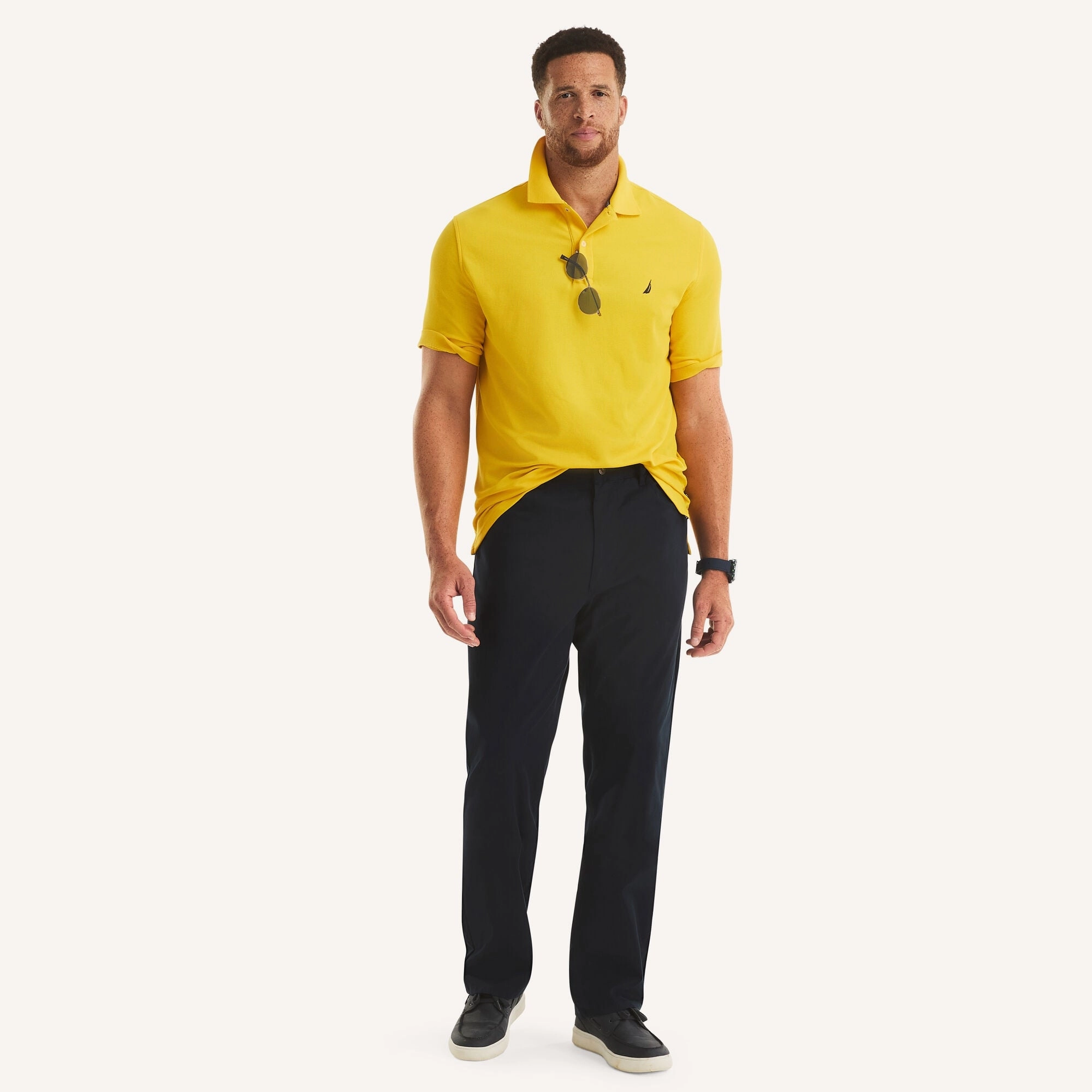 Nautica Mens Big & Tall Vintage Straight Stretch Denim Soft Stretch