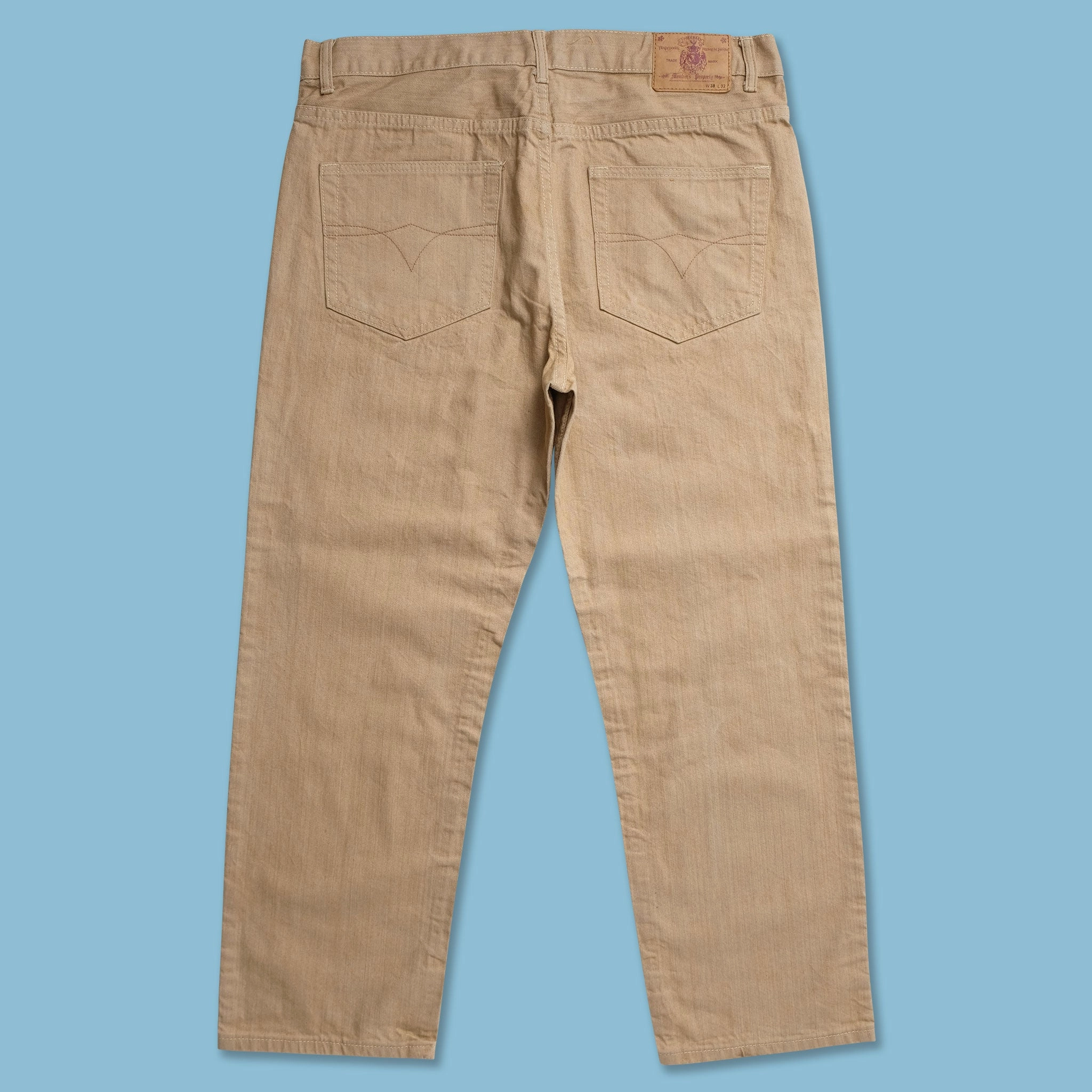 Y2K Denim Pants 36x30 Reflective details