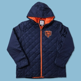 slim cut Women's Chicago Bears Quilted Jacket XLarge