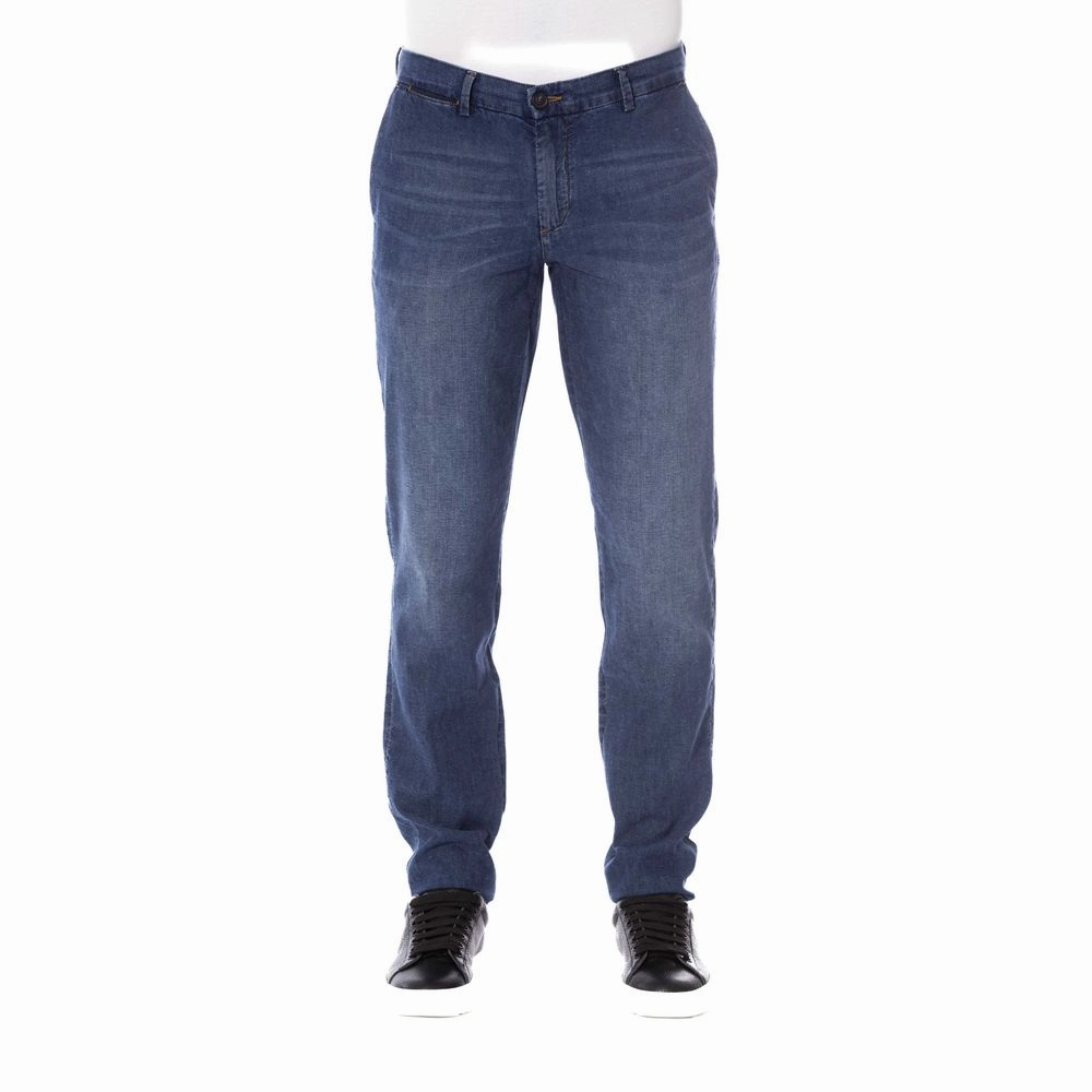 Smooth Style Everyday Favorite Trussardi Jeans Cotton Men Men's Jeans