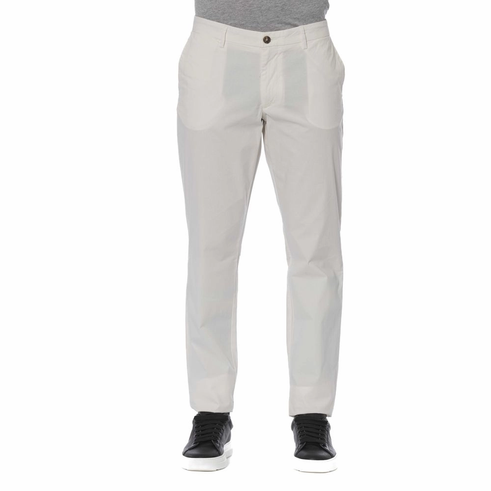 Relaxed Style Smart Casual Minimalist Style Body Friendly Trussardi Jeans Cotton Men's Men's Trouser