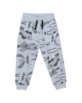 Turtledove London Favourite Fish Print Jogging Pant Cozy Wear Active Comfort Wear