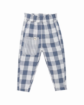 Noise Reduciting Fabric Plus-size option Turtledove London Marine Check Reversible Trouser