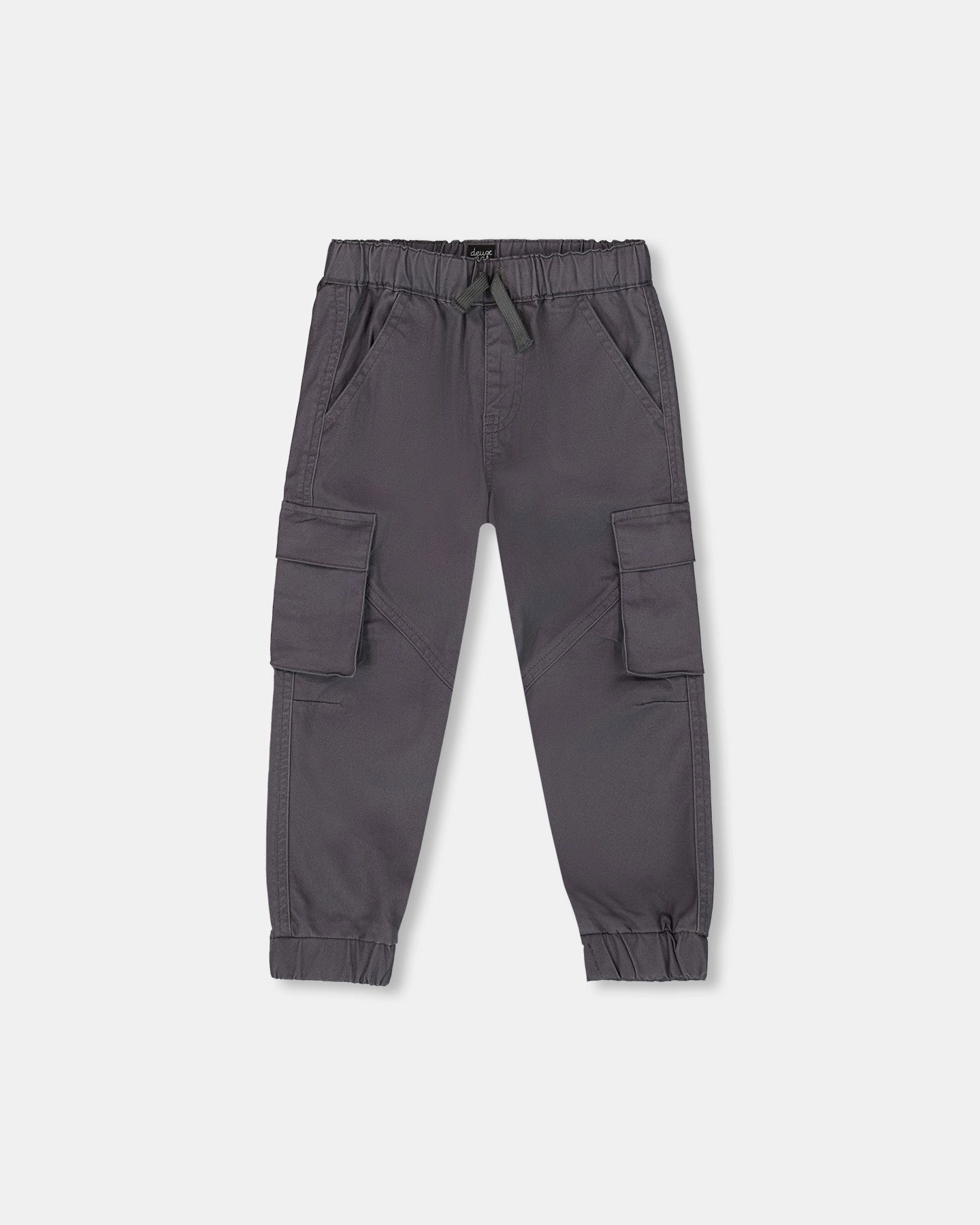 Practical Wear Twill Jogger Cargo Pants Dark Gray