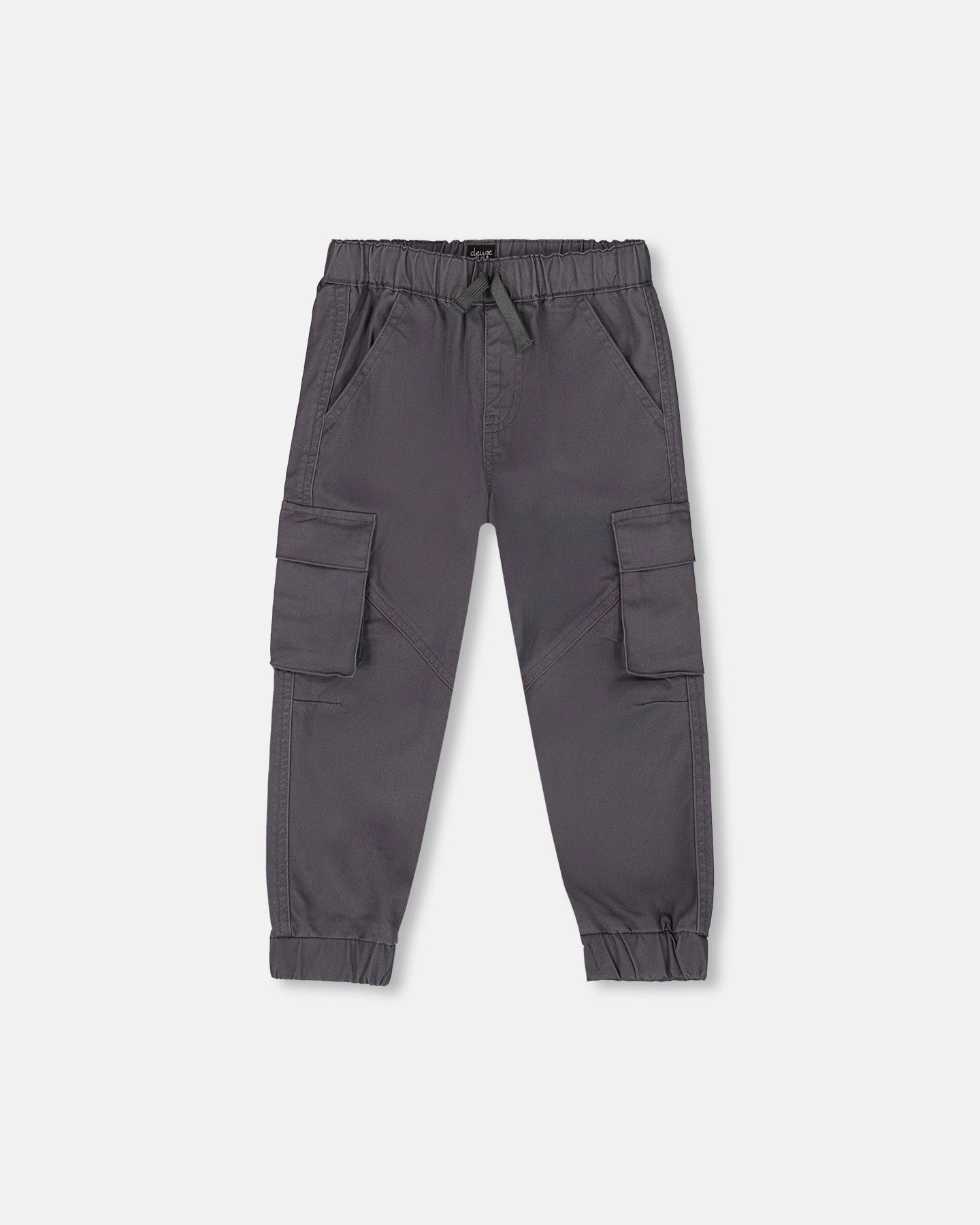 Twill Jogger Cargo Pants Dark Gray AllDayComfort