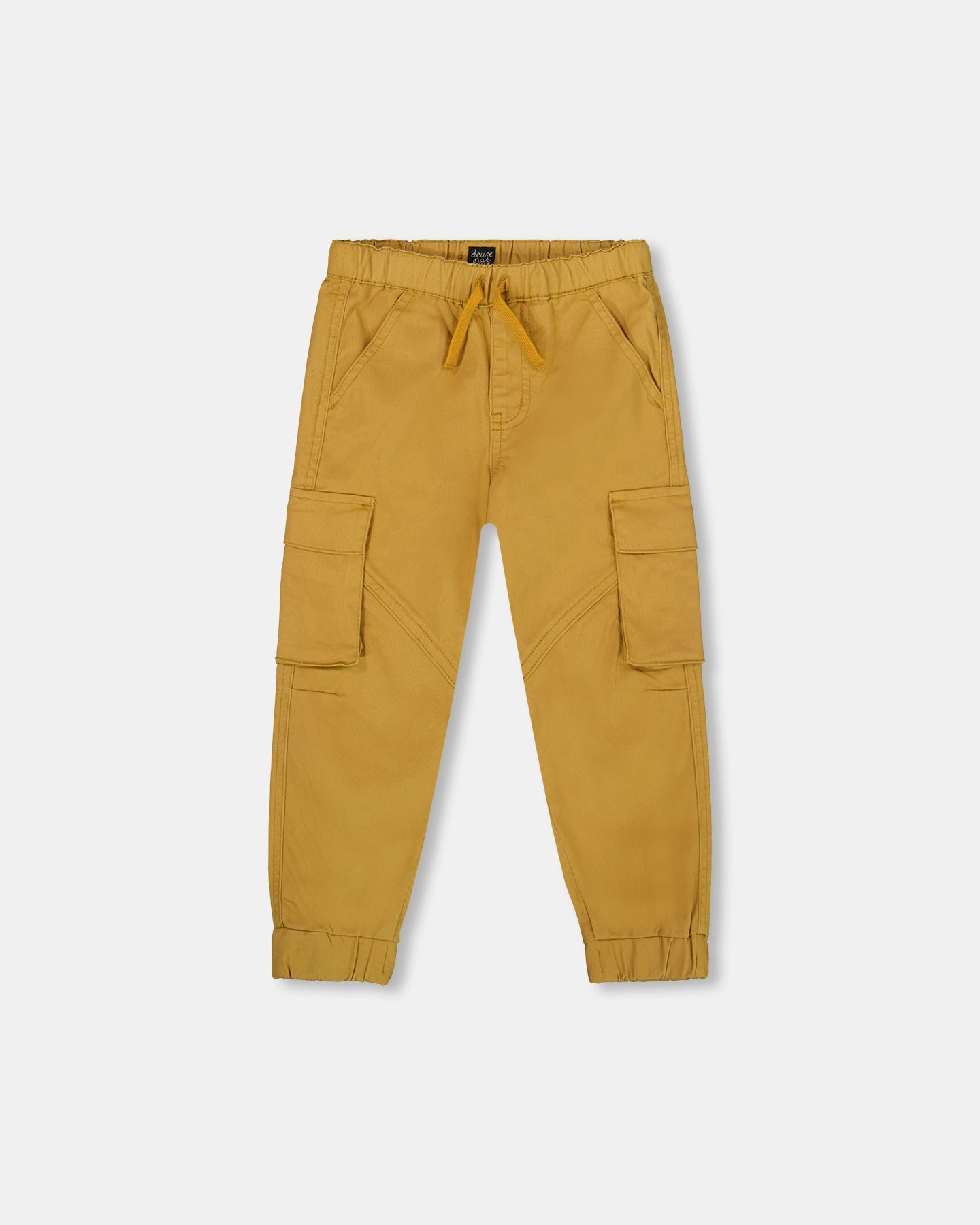 Versatile use Twill Jogger Cargo Pants Ochre