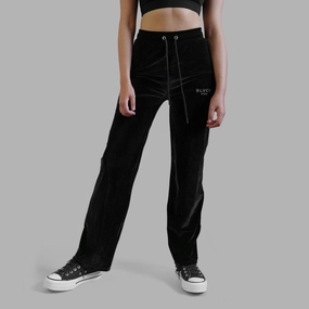 Compact Knit Blvck Velvet Sweatpants