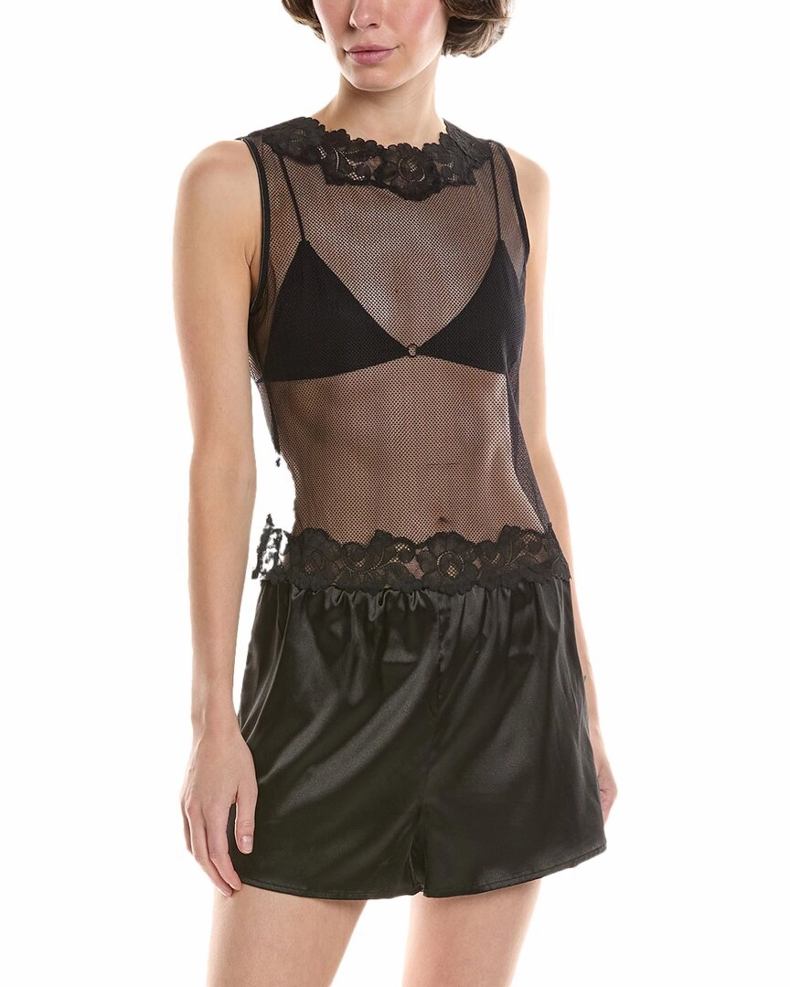 Natori Siren Shell Tank Thermal Insulation Drop Shoulder Cut