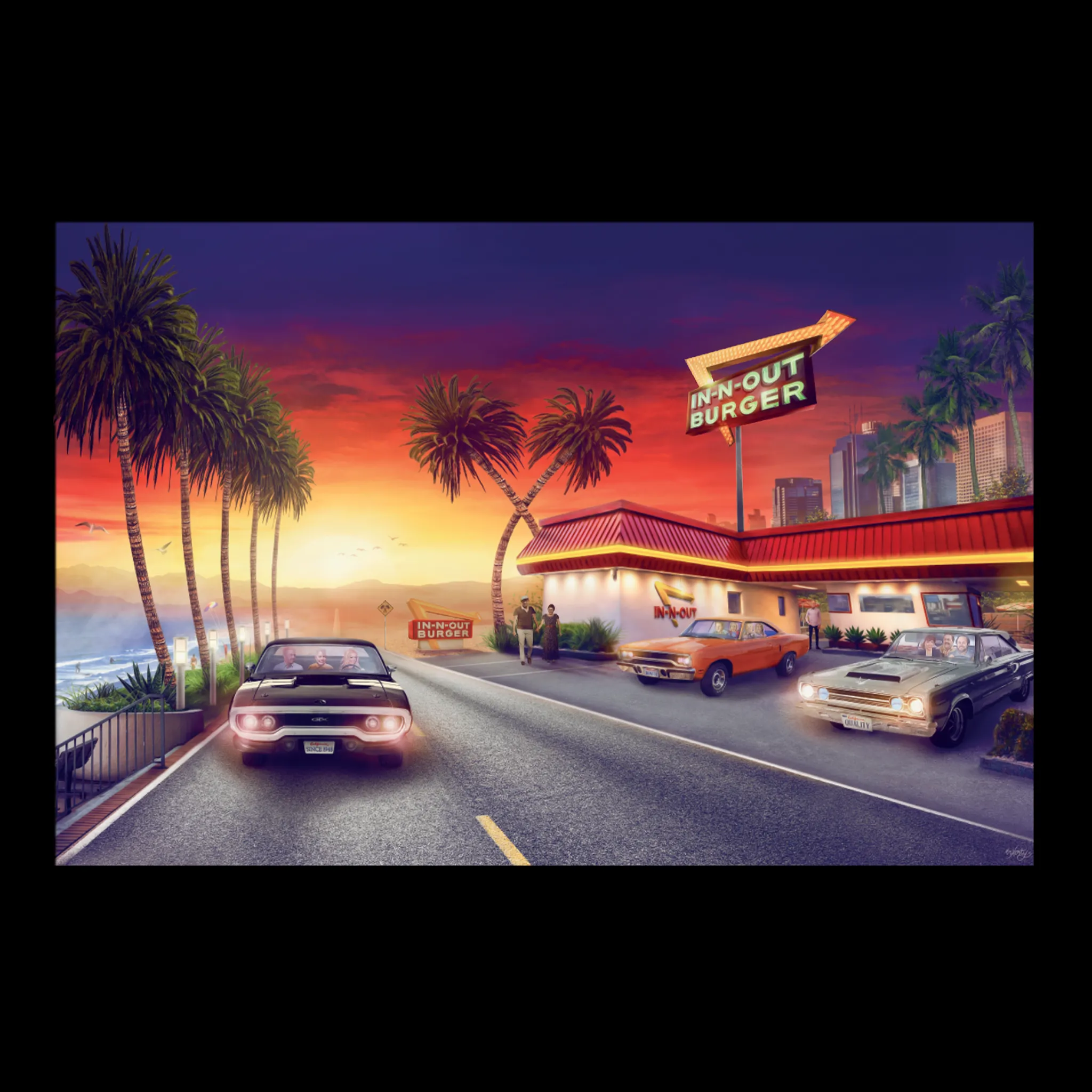 All-Season Wear 2025 Youth Beach Cruise Black