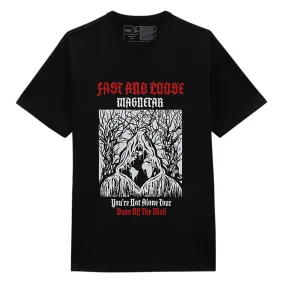 Vans X Fast And Loose Off The Wall T-Shirt - Black UVProtectionFinish Relaxed Style
