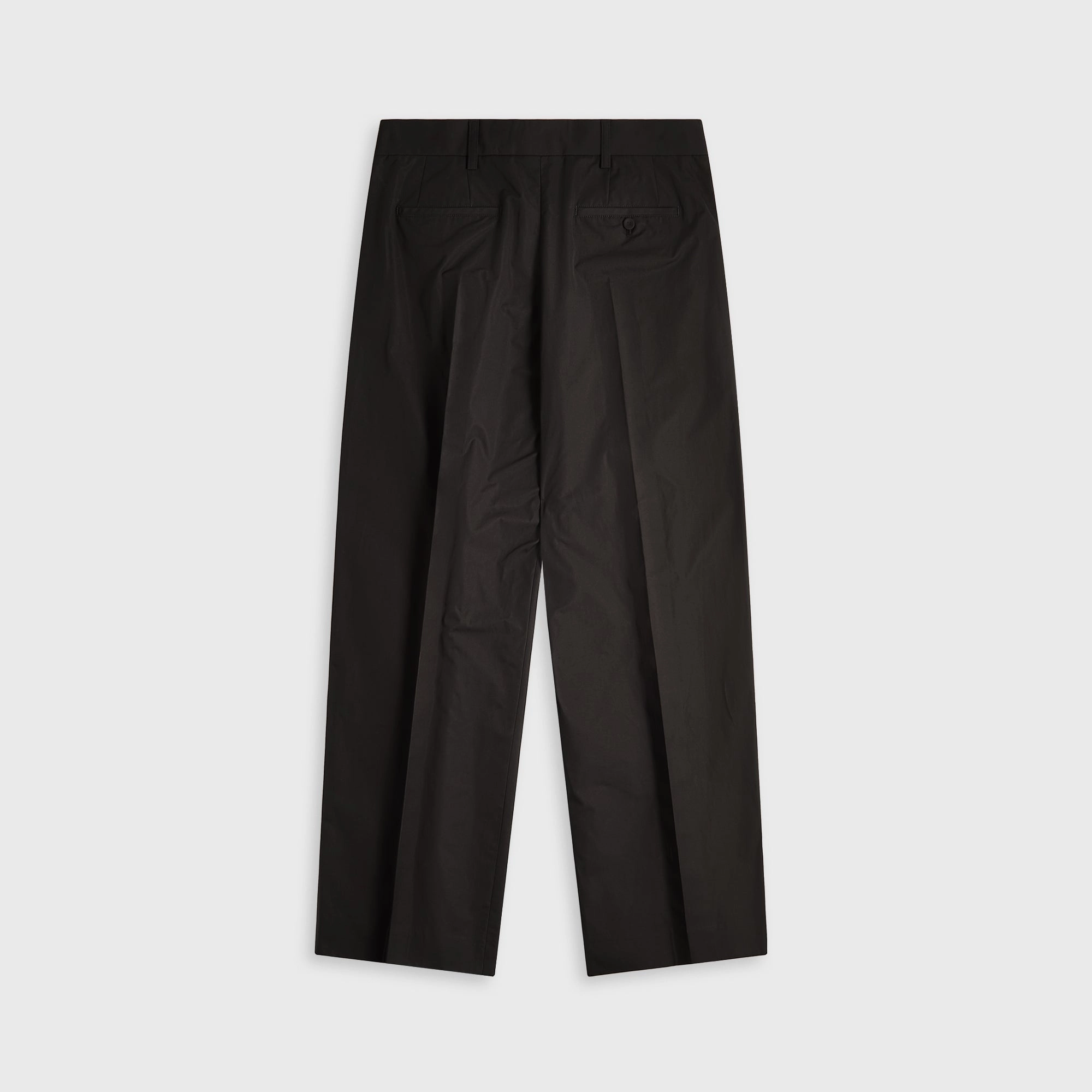 Marni Compact Cotton Poplin Classic Trouser - Black NonChafingEdges