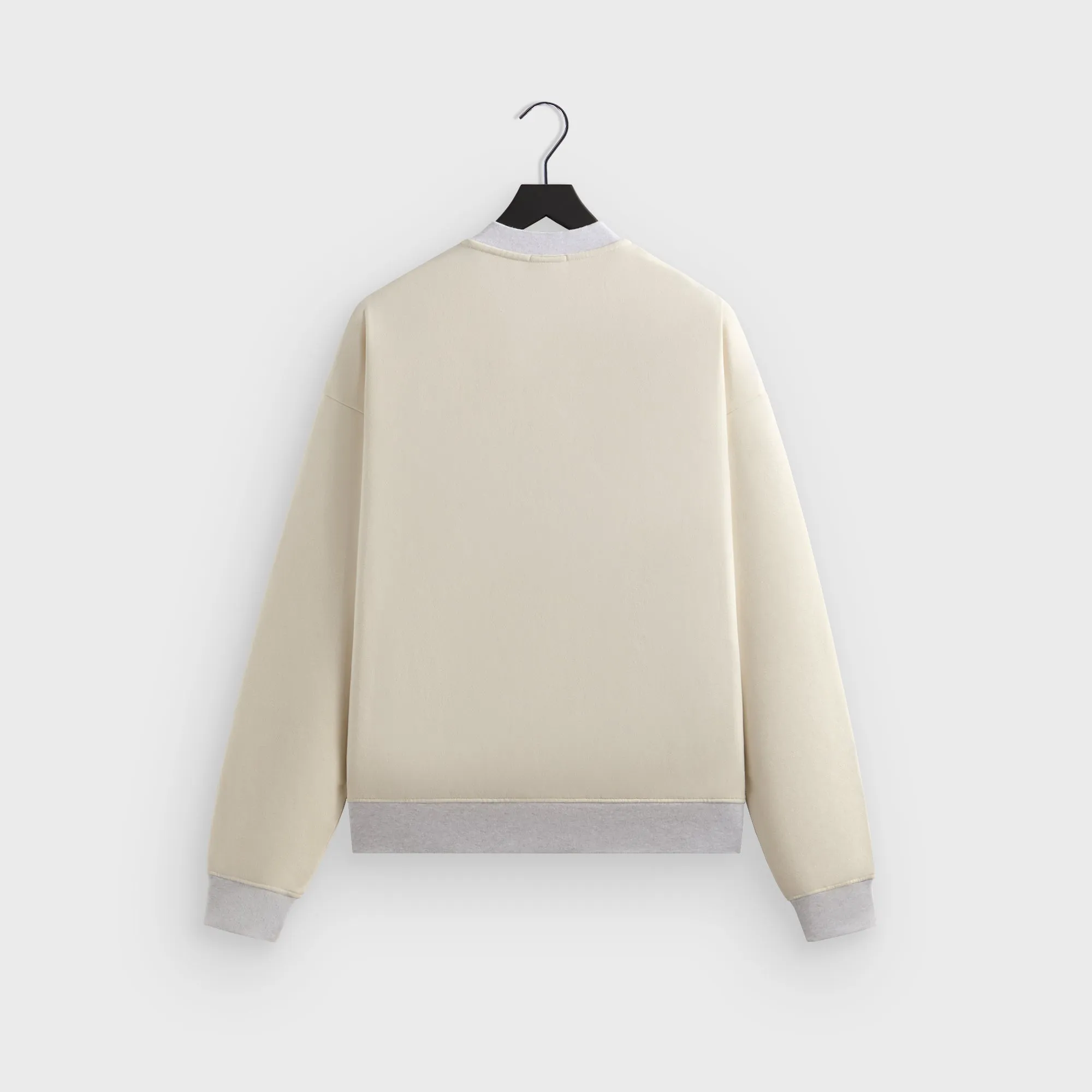 Kith Quarter Zip Terry Nelson Crewneck - Sandrift Cozy Style Casual Comfort Layer