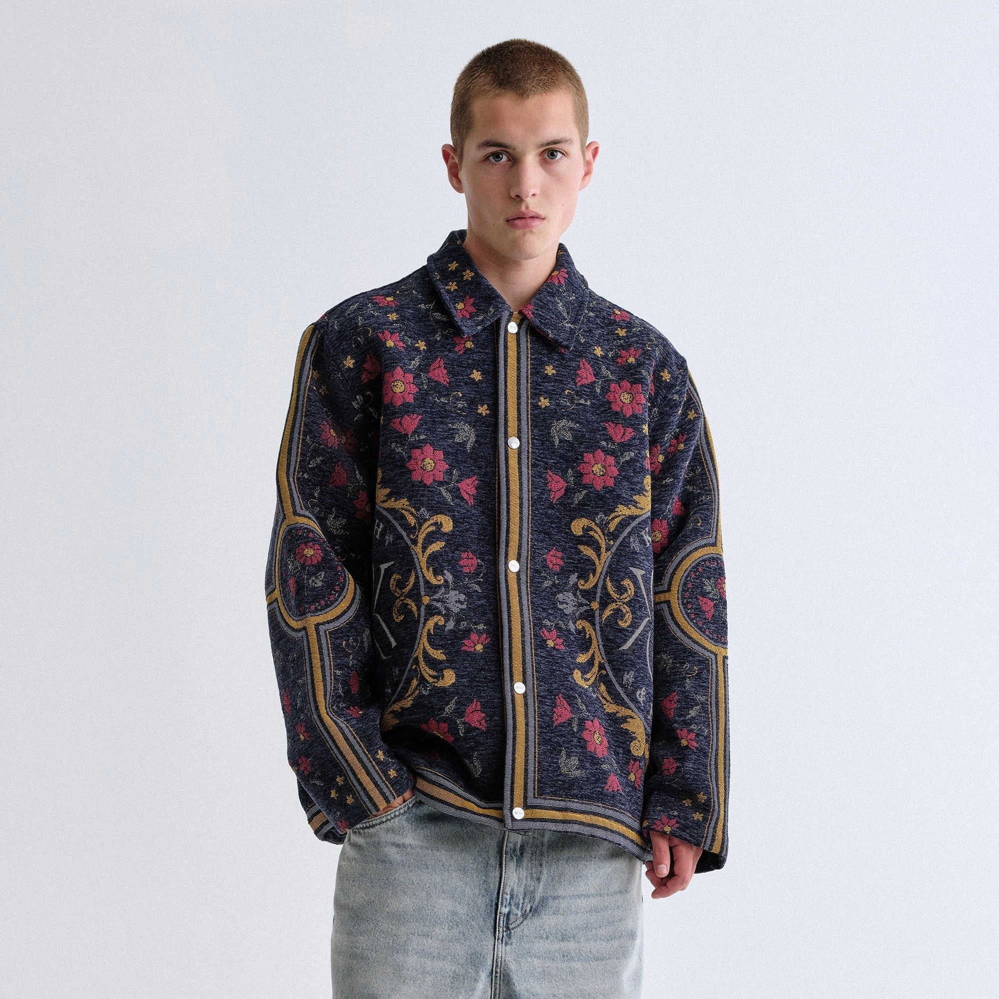 Weatherproof Construction Kith Scarf Tapestry Coaches Jacket - Nocturnal