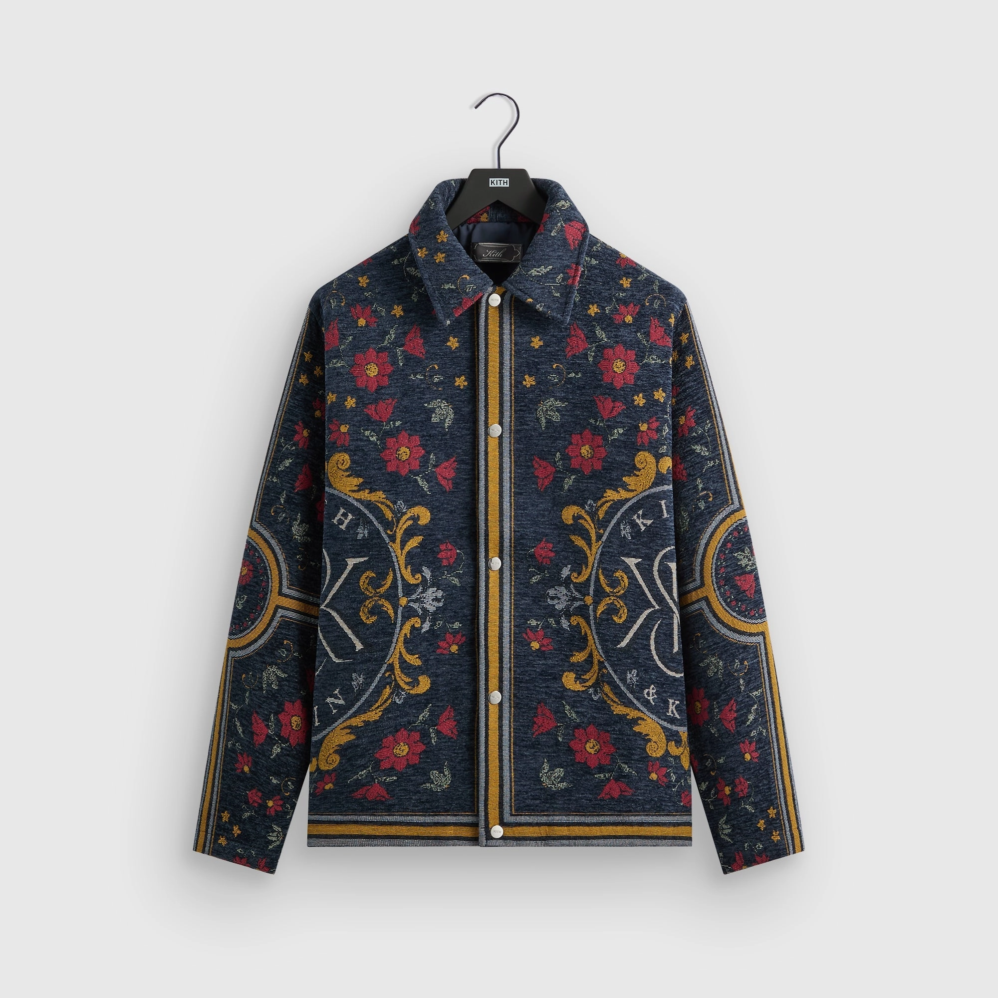 Kith Scarf Tapestry Coaches Jacket - Nocturnal No Smell Nylon Cover