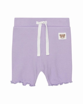 huxbaby Orchid Rib Legging Breathable back panel Outfit Staple