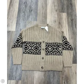 Sweater By Evereve In Tan, Size: Xs Reflective Accent Stripes