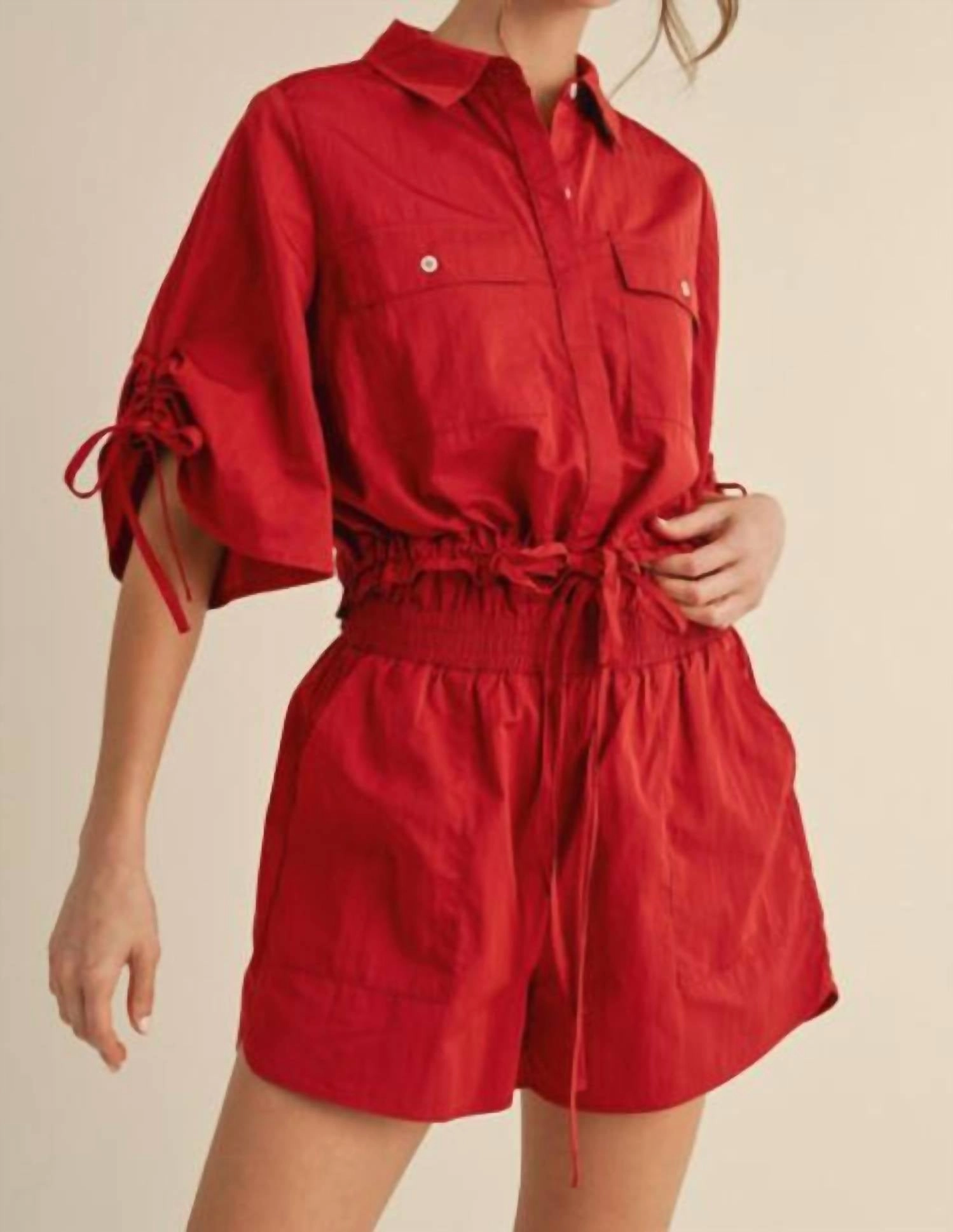 After Midnight Set In Brick High Elasticity Fabric