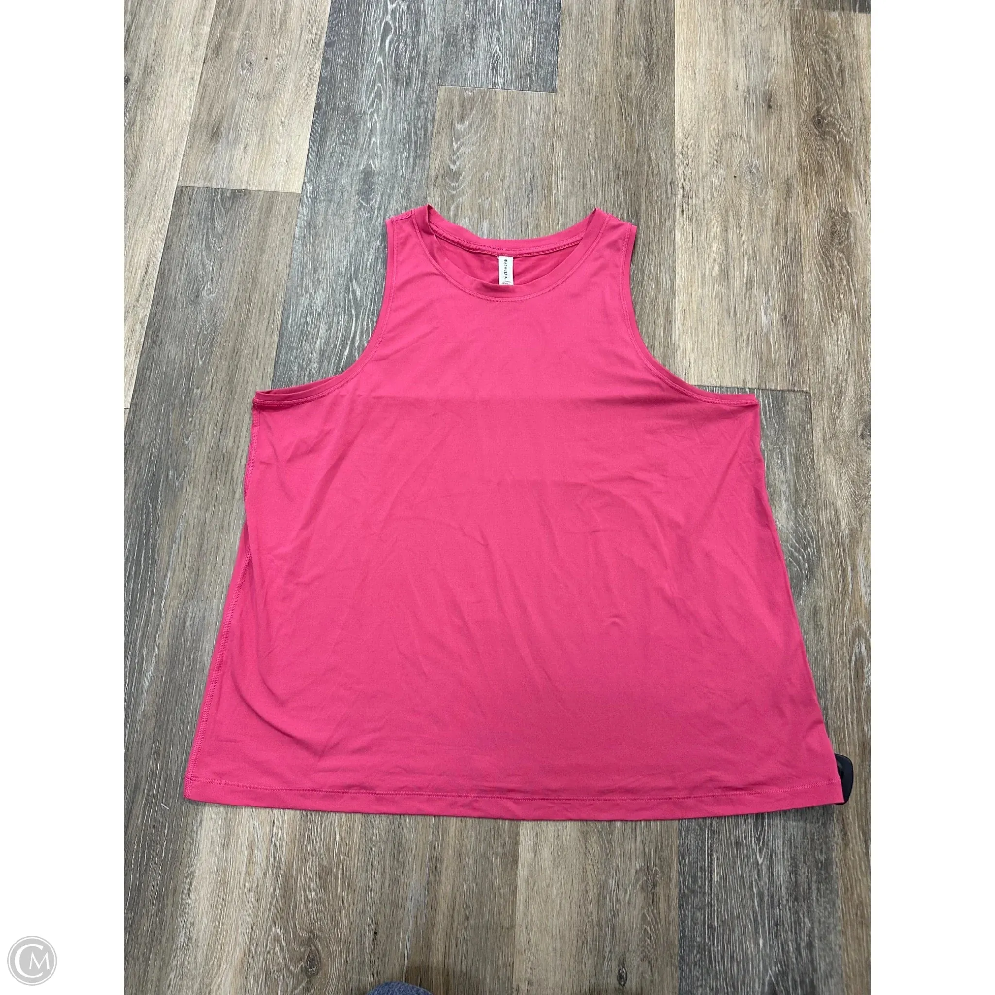 Athletic Tank Top By Athleta In Pink, Size: 2x FrictionFreeNeckline Relaxed Sweatshirt