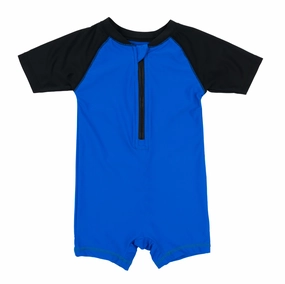 Recycled Nylon Construction Baby One Piece Rashguard