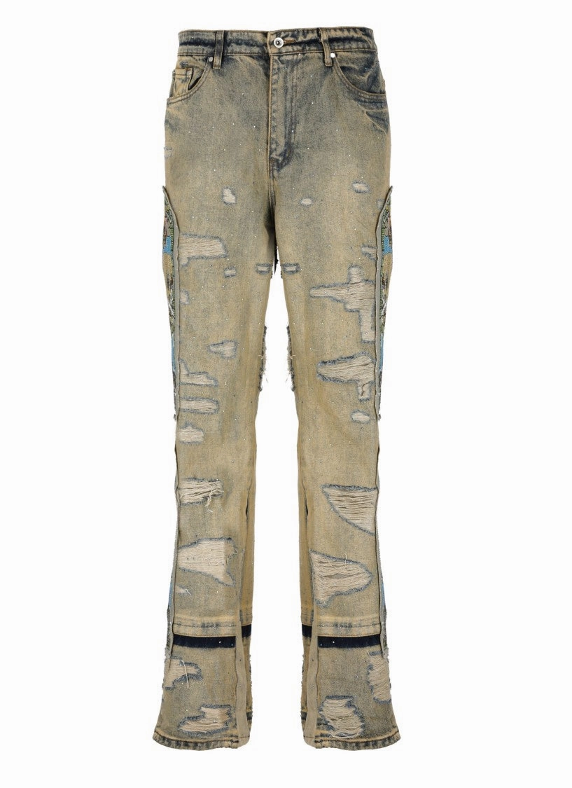Body Fit Ready Artist Vibe Travel Outfit Unfurled Cotton Jeans