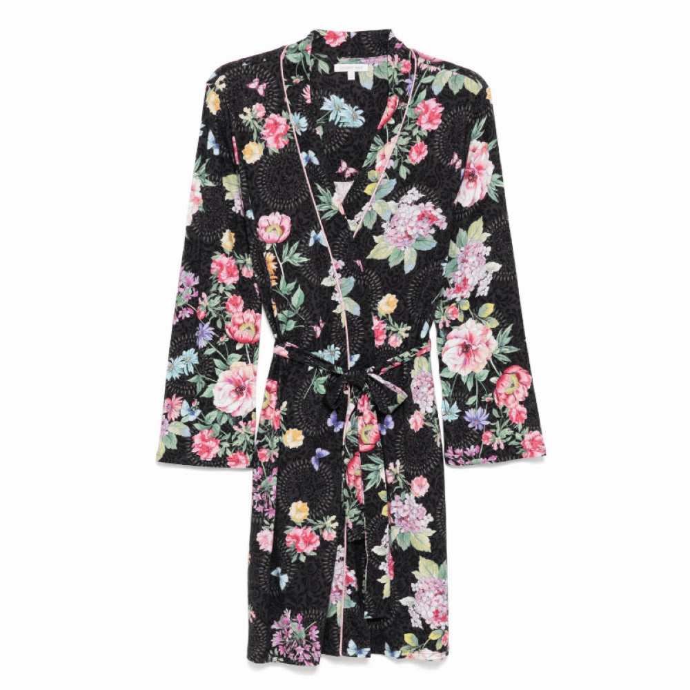 Johnny Was Women's The Jonesy Sleep Robe, Saint Ophelia Temperature Regulating Material Hidden Stretch Panel