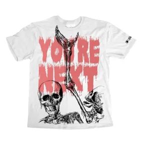 Shadow You're Next T-shirt - White Wicking Interlock Knit
