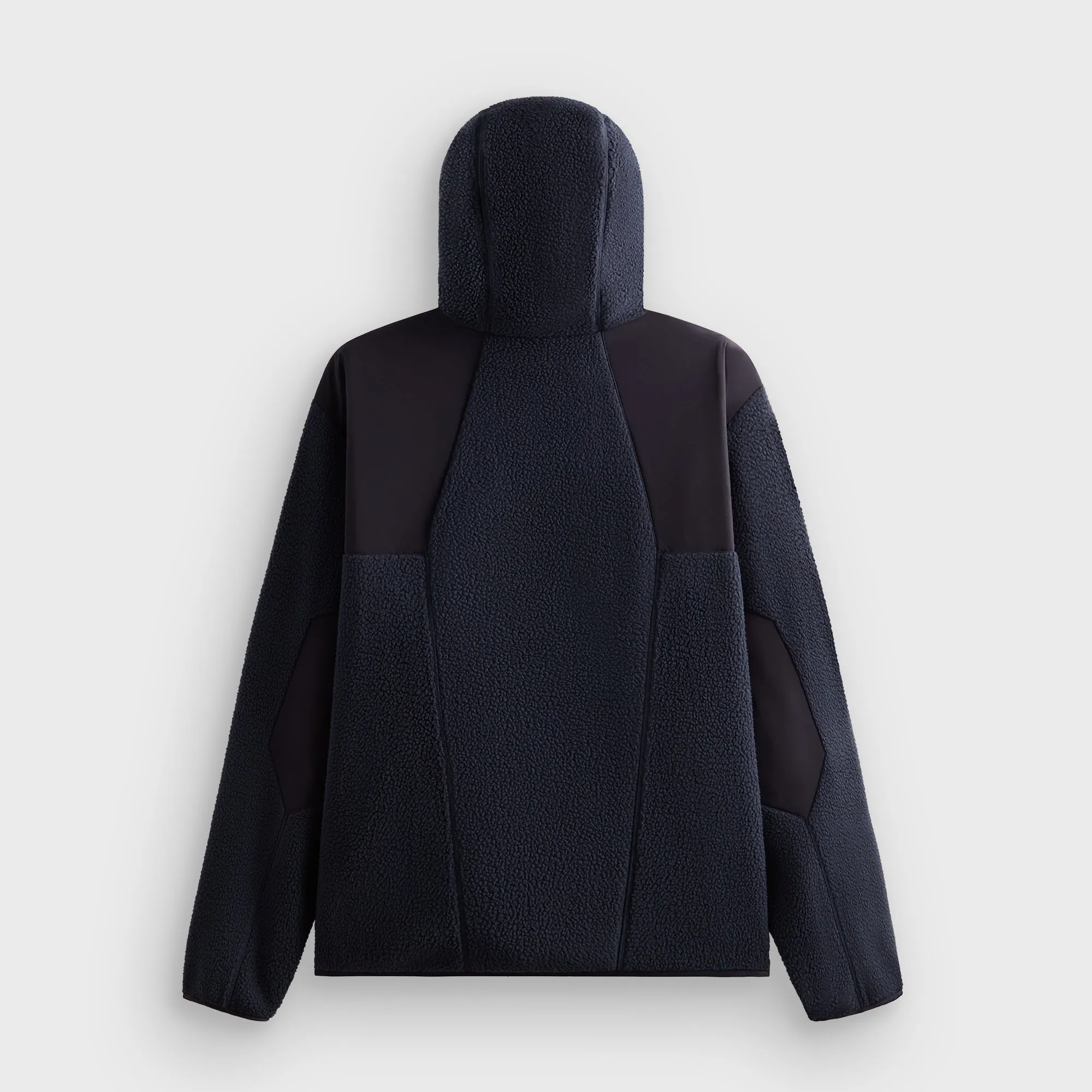 Spiritual wear autumn clothing Kith Brockwell Sherpa Hoodie - Nocturnal