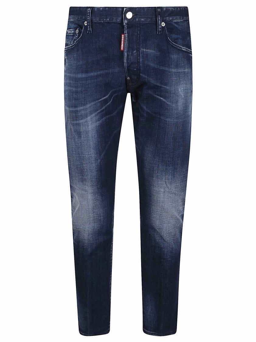 Outdoor Enthusiast Sunny Vibes Teen Outfit Straight Leg Stretch Denim Jeans With Vintage Finish