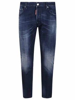 Straight Leg Stretch Denim Jeans With Vintage Finish All Day Use Office Wear Couple Look Work Ready