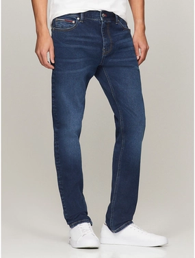 Tommy Hilfiger Men's Slim Fit Dark Wash Jean Airy Touch Everyday Loose Music Event