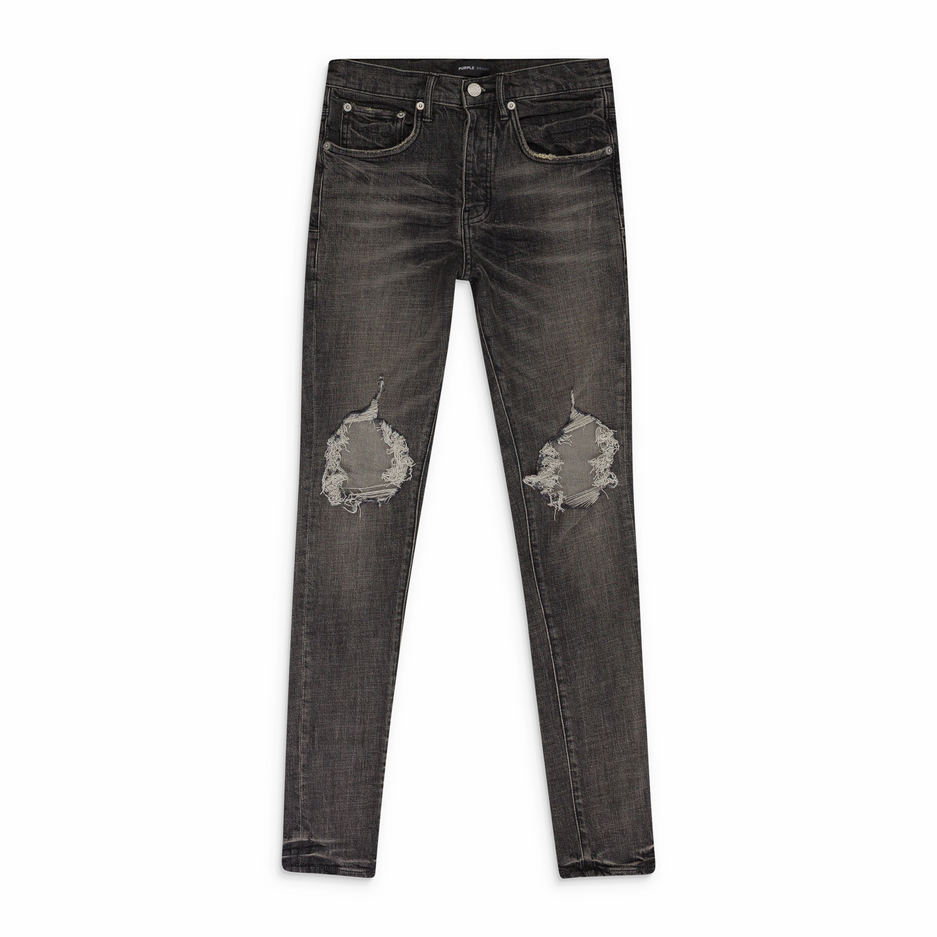 GREY DIRTY RESIN BLOWOUT SKINNY JEANS Office Wear Chill Outfit Date Night Brunch Outfit Classic Wear Luxury