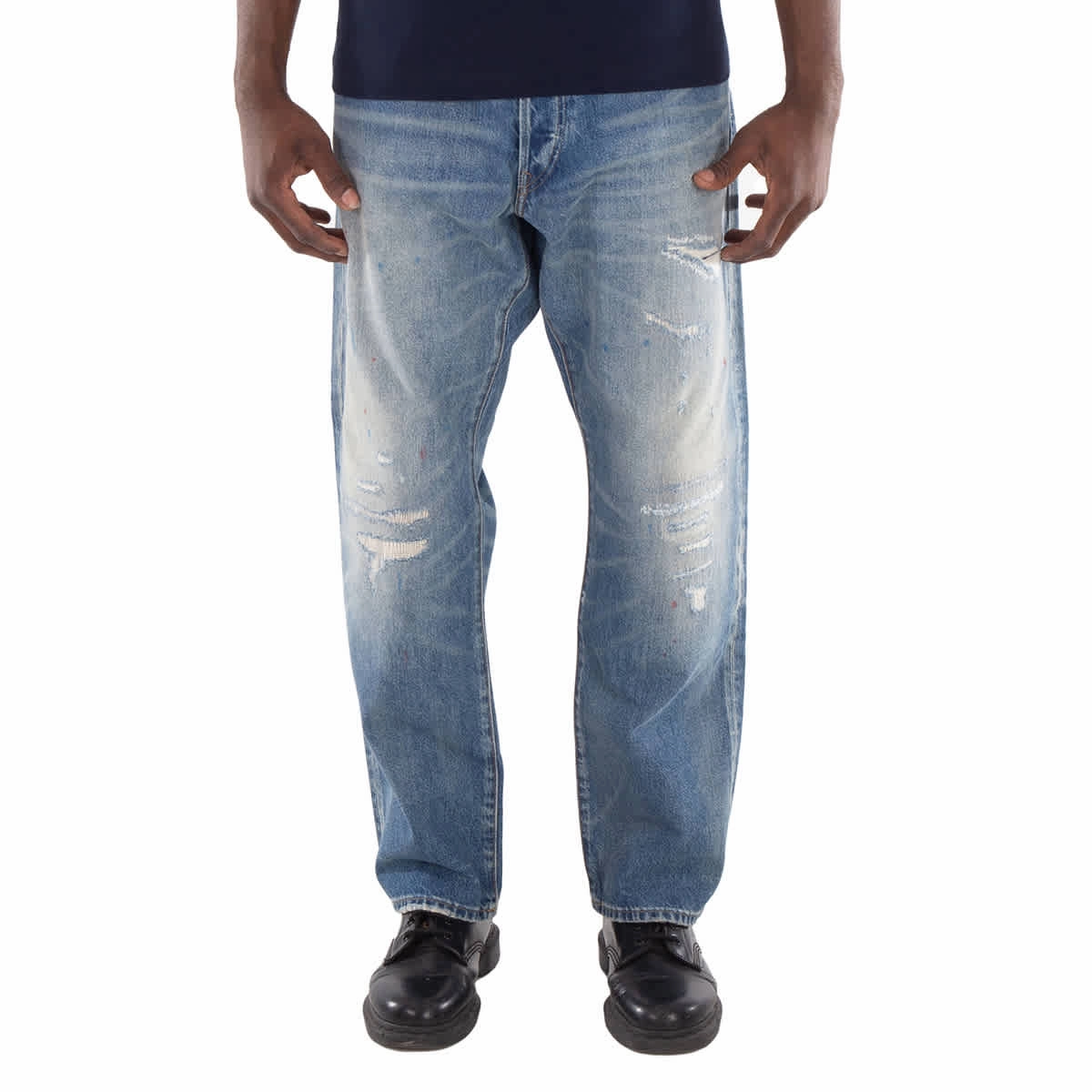 Comfortable Choice Easy Fit Polo Ralph Lauren Distressed Vintage Denim Jeans